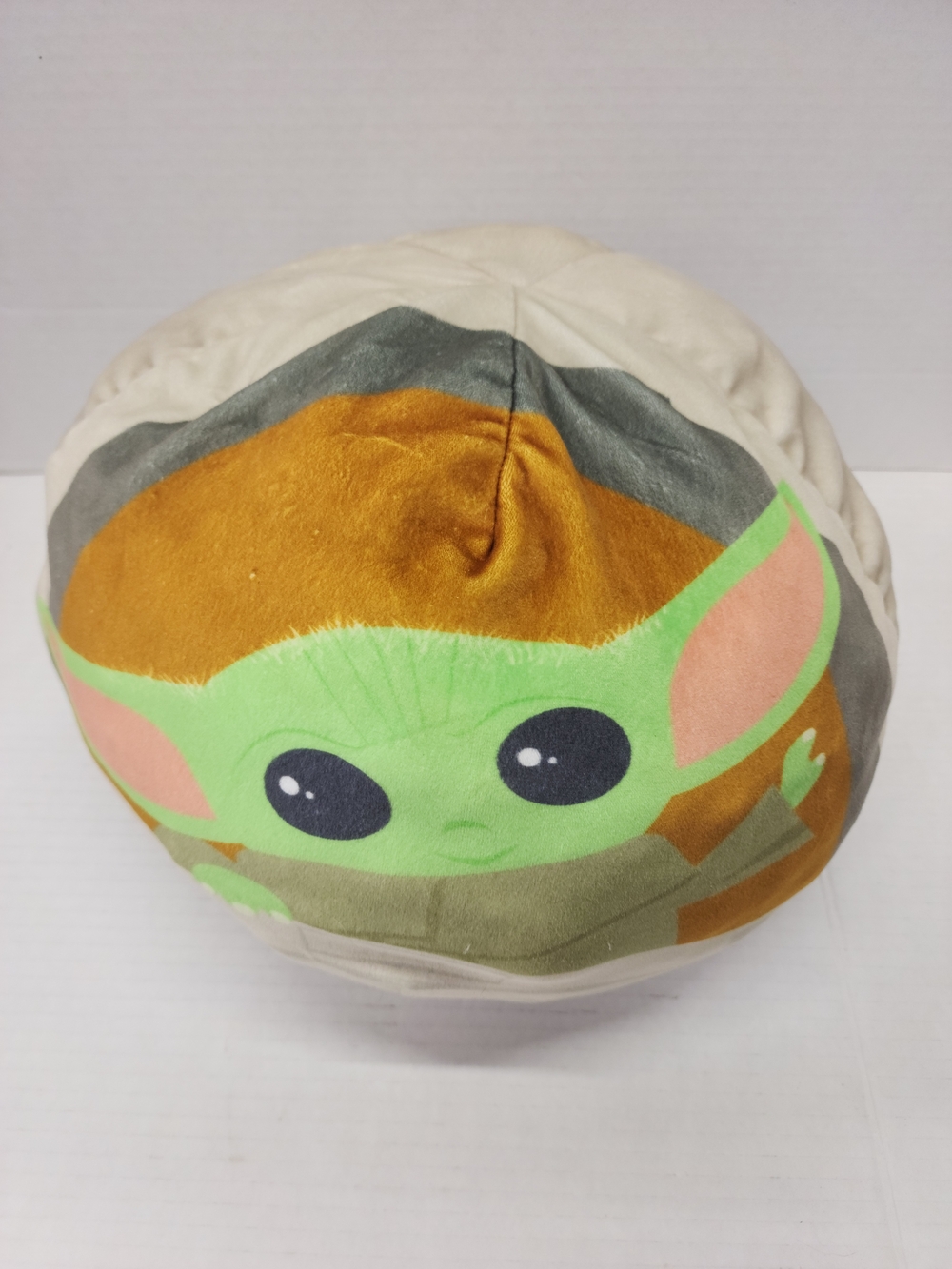 Baby Yoda Grogu Soft Round Squishmallow Plush Pillow 12"